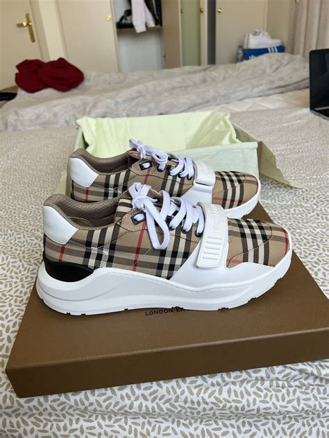 burberry men's high top sneakers|padded classic burberry sneakers men.